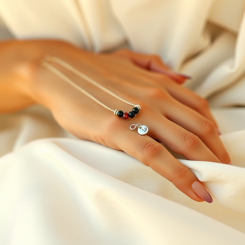 Vínculo Eterno · Dúo de Hilo Rojo para Parejas · puesta